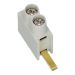 SEP Aftakblok pin grijs 1 fase 2x10mm² laag