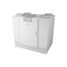 Vooraanzicht van de Brink Flair 600 Enthalpie WTW 4/0b links - 600m³/h