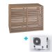 Evolar Evo-Cover omkasting + condensorschot - Large 1100 x 1200 x 650mm - houtlook