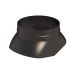Ubbink scharnierkap 4G/5G Ø125mm PP - zwart