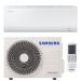 Vooraanzicht van het binnendeel, de buitenunit en de afstandsbediening van de Samsung Luzon S2 6,5kW split airco Vooraanzicht van het binnendeel, de buitenunit en de afstandsbediening van de Samsung Luzon S2 6,5kW split airco
