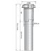 Burgerhout dakdoorvoer WTW 3000 180/150mm zwart