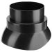 Burgerhout scharnierkap PP - F140 zwart Burgerhout scharnierkap PP - F140 zwart