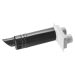 Burgerhout geveldoorvoer 80/80 mm - 675 mm - zwart/wit