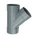 PVC T-stuk 32mm - hoek 45° PVC T-stuk 32mm - hoek 45°