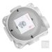 Bovenaanzicht van de Zehnder ComfoFan Silent ventilatiebox randaarde met RFZ schakelaar - 425m³/h Bovenaanzicht van de Zehnder ComfoFan Silent ventilatiebox randaarde met RFZ schakelaar - 425m³/h