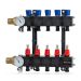 Therminon 8 groeps composiet vloerverwarmingsverdeler zonder pomp met debietmeters Therminon 8 groeps composiet vloerverwarmingsverdeler zonder pomp met debietmeters