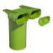 Ubbink Air Excellent AE35sc Ventieladapter 90° 125 met 1 afdekkap Ubbink Air Excellent AE35sc Ventieladapter 90° 125 met 1 afdekkap