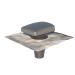 Ubbink RVT 200 ontluchtingspan lood universeel - met adapter - grijs Ubbink RVT 200 ontluchtingspan lood universeel - met adapter - grijs