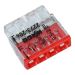 Wago lasklem 4 voudig 0.5-2.5mm² massief rood Wago lasklem 4 voudig 0.5-2.5mm² massief rood