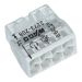 Wago lasklem 8 voudig 0.5-2.5mm² massief lichtgrijs Wago lasklem 8 voudig 0.5-2.5mm² massief lichtgrijs