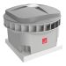 Vooraanzicht van de Zehnder ComfoRoof MX Manual 210 dakventilator