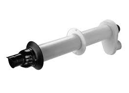Ubbink Rolux HR PP muurdoorvoer Ø60/100mm inclusief broekstuk Ø80/80mm