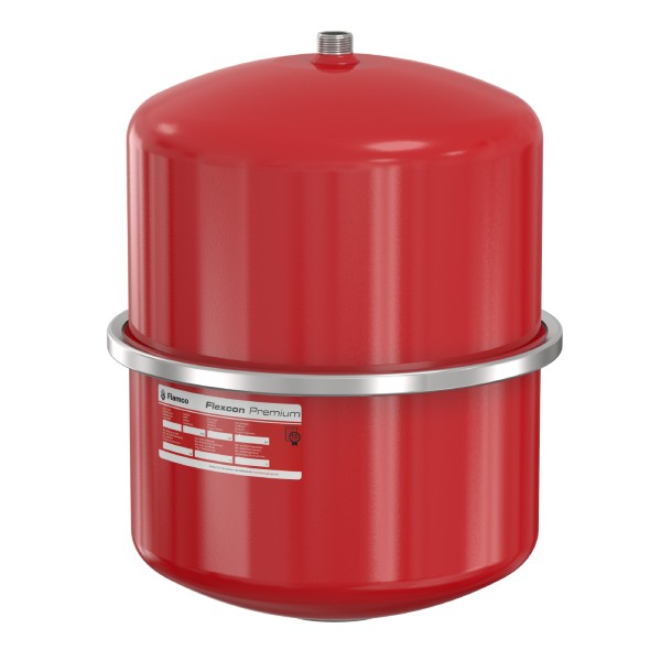 Flamco Flexcon Premium expansievat 25 liter 1.0 bar - rood