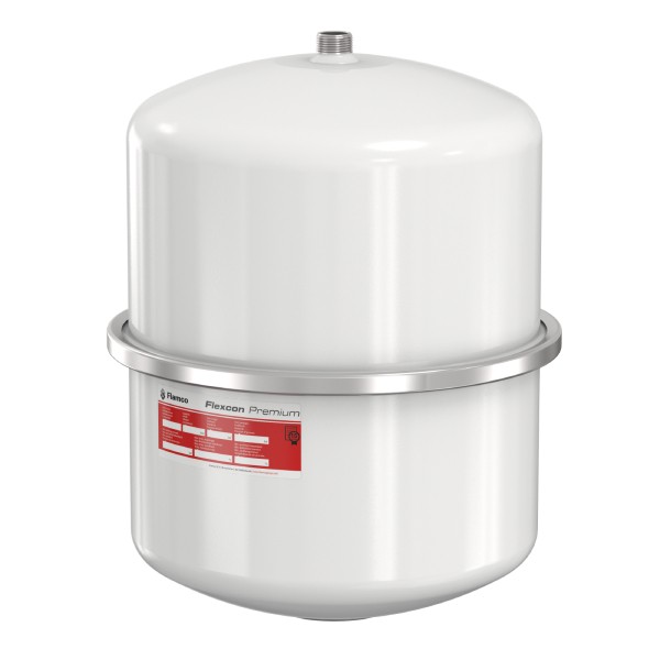 Flamco Flexcon Premium expansievat 25 liter 1.0 bar - wit