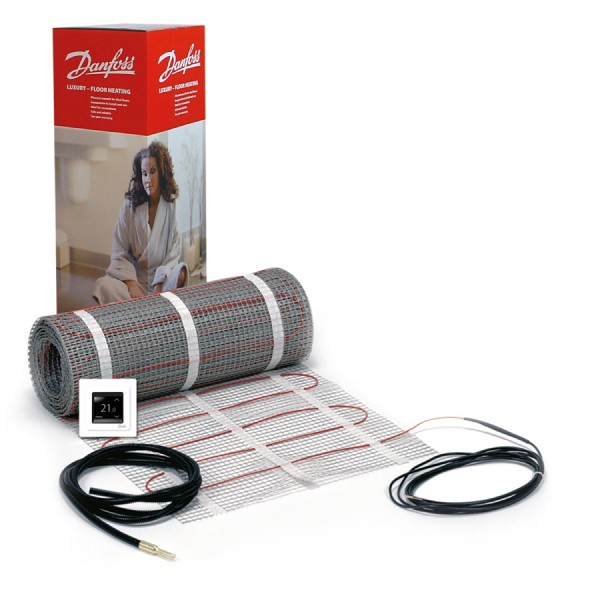 Danfoss EFTI elektrische vloerverwarming 5m2 met thermostaat