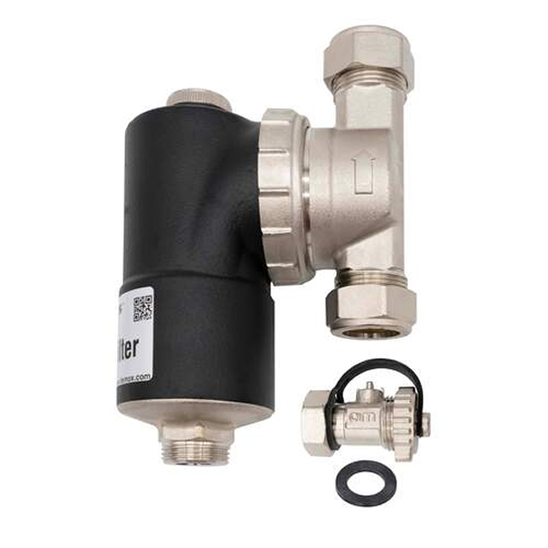 Intergas vuilafscheider - 22 mm 2x knel