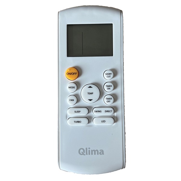 Qlima afstandsbediening voor split airco - SPHPBS101281