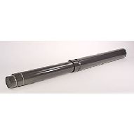 Burgerhout aluminium dakdoorvoer 130 mm - L 1450 mm