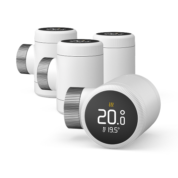 Cvtotaal Tado X slimme radiatorknop - quattro pack aanbieding