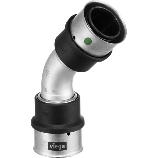 Viega Smartpress bocht 45° 40mm 2x pers - 733995