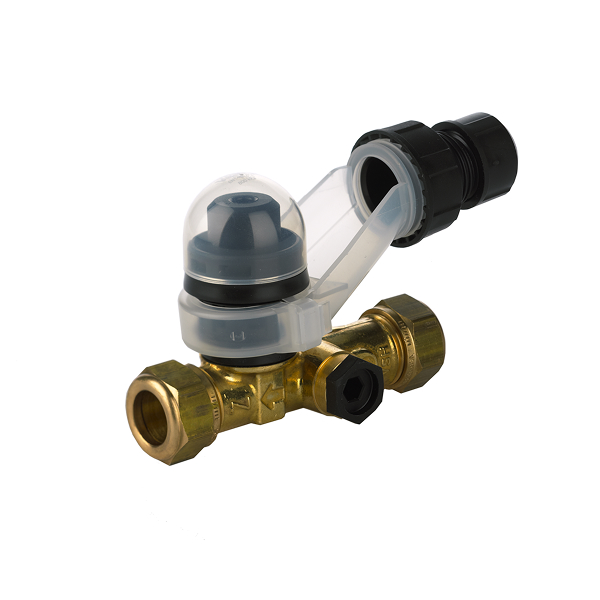 VSH inlaatcombinatie 15mm knel - 8 bar