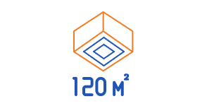 120 m²