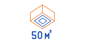 50 m²