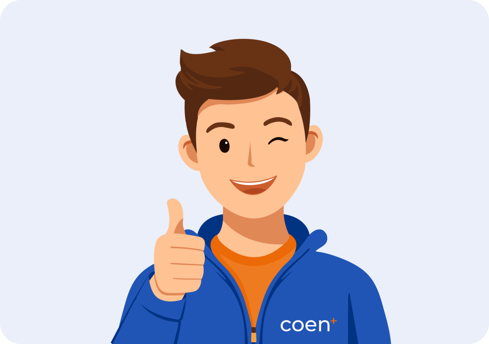 Blije medewerker met cv-ketel