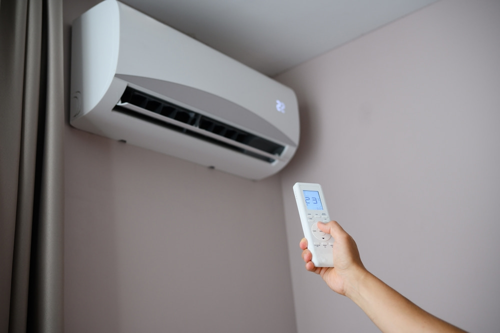airco aan de muur